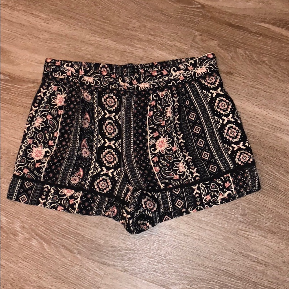 Bishop & Young Aztec/Floral Shorts